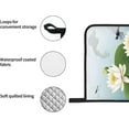 thumbnail image 4 of (Dragonfly with Water Lily) 4 Oven Mitts and Pot Holders Sets Farmhouse Kitchen Gloves for Cooking Grilling Baking BBQ Mushroom Pot Holders Cook Essentials Accessories, 4 of 6