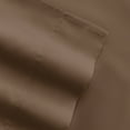 thumbnail image 4 of Twin Extra Long, Taupe Solid Microfiber 6 Piece Bed Sheet Set, by Noble Linens, 4 of 11