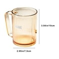 thumbnail image 3 of sruoe Toothbrush Holders, Bathroom Cups, Toothbrush Cup, Bathroom Tumblers, Portable Unbreakable Household Brushing Cup, Bathroom Cup Tumbler for Adult, Travel, Plastic Mouthwash Cups, 3 of 5