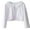 White, variant on Fanxing Girls Long Sleeve Sparkle Cardigan Childrens Kids Bolero Shrug Cardigan Sweater Bolero Shrug Baby Little Kids Long Sleeve Dress Up Button Closure Tops Winter Clothes