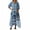 C1-Light Blue1355, variant on SONXAHE Women's Stripe Block Patchwork V Neck Maxi Dress Pocket Oversized Leisure Long Dress
