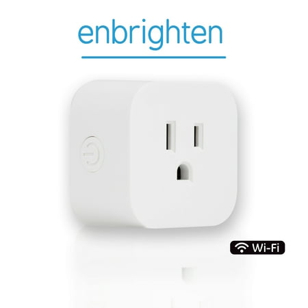 Enbrighten Mini Plug-In Wi-Fi Smart Switch, 51511, White
