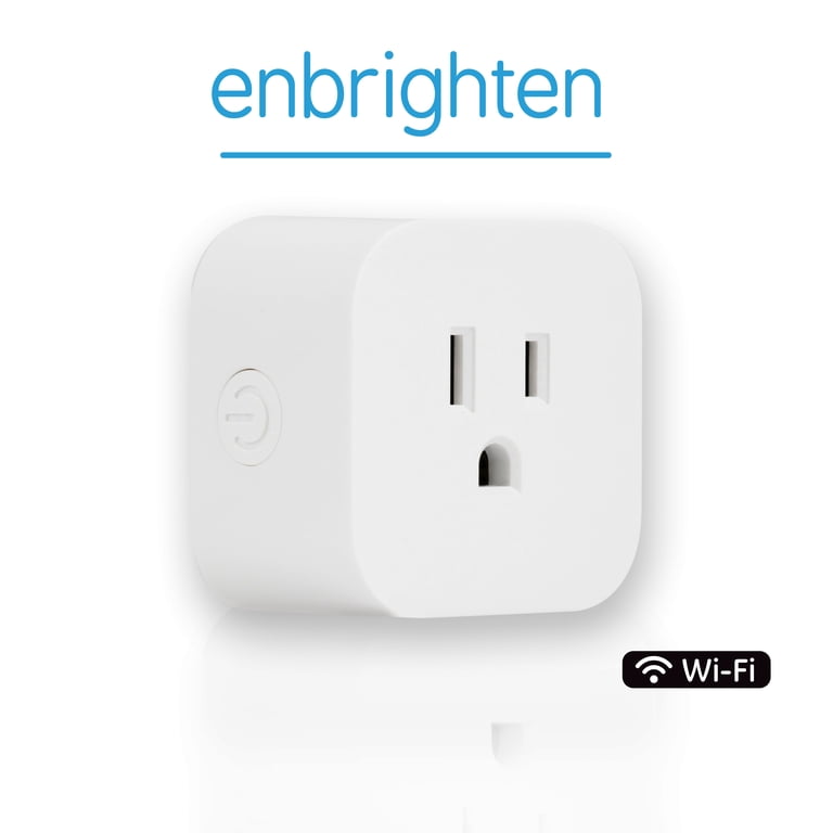 Enbrighten Mini Plug-In Wi-Fi Smart Switch, 51511, White - Walmart.com