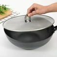 thumbnail image 4 of Splatter Screen Kitchen Oil Proof Lid Stainless Steel Oil Spill Proof Cover Frying Pan Cover Lid Drain Cover Strainer, 4 of 7
