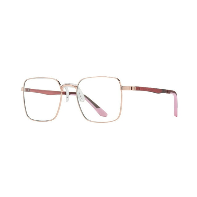 stanreset Reading Glasses Women Anti-fatigue Eyeglass Computer Blocking Goggles Eyewear Plain Glass Spectacles Eye Protector Rose Gold/Light Blue