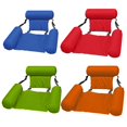 thumbnail image 4 of ZHAOCHENG Silla flotante, asientos para piscina, tumbona inflable para cama de agua perezosa (azul), 4 of 4