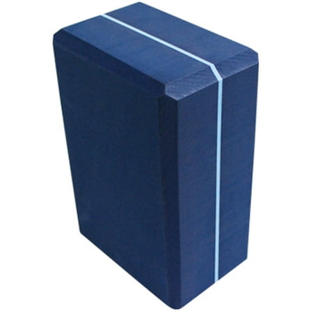 Yoga Direct 4 Inch Purple Striped Yoga Block
