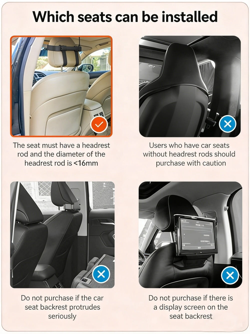 2-in-1 Car Steering Wheel Tray & Back Seat Table, Adjustable Car Desk with Phone Holder, Laptop & Food Tray, Fits Cars, SUVs & Trucks