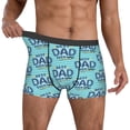 thumbnail image 2 of Kdxio Men's Boxer Briefs with Best Dad Ever Print - Comfortable and Breathable Underwear for Everyday Wear, 2 of 7