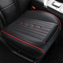 Leather Car Seat Cushion, All Season Full Cover Seat Pad, Breathable and Comfortable Vehicle Seat Mat, Ergonomic Interior Accessory for Cars and SUVs