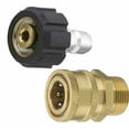 thumbnail image 2 of Pressure Washer Adapter M22 14mm 15mm Swivel to 3/8 inch Quick Connector Coupler, 2 of 7