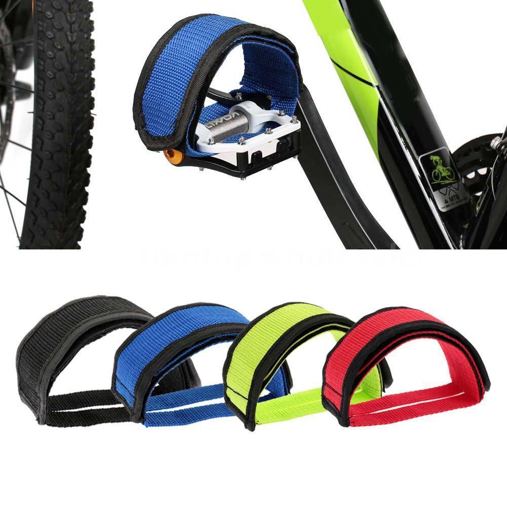 Fixie BMX Fixed Gear Bike Bicycle Adhesive Straps Pedal Toe Clip Strap Belt Cn
