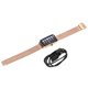 thumbnail image 4 of Reloj inteligente ZX19 para mujer, elegante, elegante, de acero inoxidable, IP68, resistente al agua, para teléfonos Android y IOS, dorado, 4 of 8