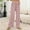 #6Red, variant on Byworldtasic Striped Pants for Women High Waisted Wide Leg Trendy Pull on Elastic Waist Casual Pants