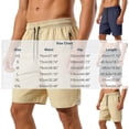 thumbnail image 3 of EOYWHK Gym Shorts with Pockets Elastic Waist Workout Shorts for Men Soft Lightweight Breathable Comfort Athletic Shorts for Men Black, Size XL, 3 of 8