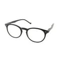 thumbnail image 6 of grinderPUNCH Oval Round Readers Lightweight Eyeglasses for Mens and Womens Reading Glasses +4.00, Black, 6 of 6