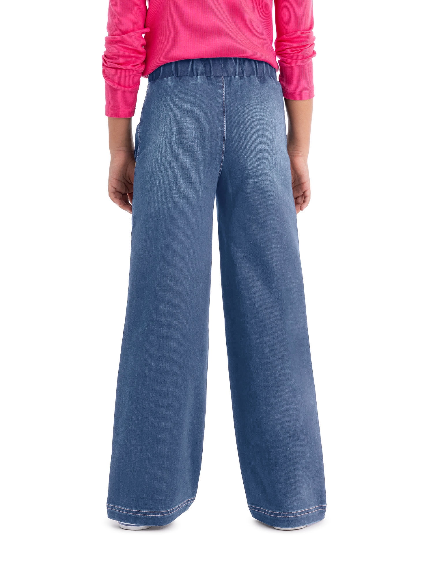 U.S. Polo Assn. Girls Pull On Wide Leg Jean, Sizes 4-18