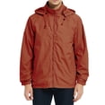 thumbnail image 2 of AnuYalue 2025 Coat Clearance Mens Rain Jacket Waterproof Lightweight Windbreaker with Hood Outdoor Raincoat for Hiking Running Travel, 2 of 4