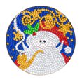 thumbnail image 1 of Posavasos de diamantes DIY, posavasos bordado de Navidad antideslizante para decoración de hogar y oficina Hugtrwg Para estrenar, 1 of 9