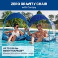 thumbnail image 2 of Silla de piscina Float Aqua Zero Gravity con sombrilla y portavasos, 2 of 6