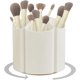 thumbnail image 1 of Organizador de brochas de maquillaje con 6 compartimentos, contenedor de plástico giratorio de 360 grados para brochas de maquillaje, 1 of 4