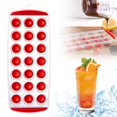 thumbnail image 2 of Clearance Under $5 | Round Ice Tray Silicone Ice Making Box With Cover 21-Hole Easy Release For Freezer Baking and Steaming, 2 of 5