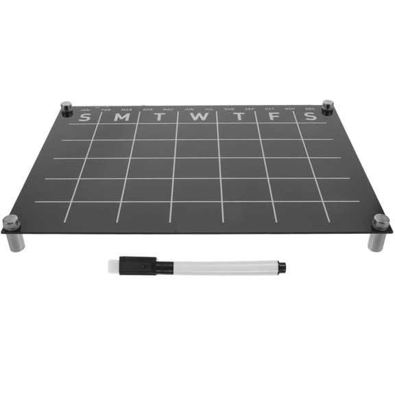 Raindrops Acrylic Dry Erase Note Board for Desktop, Reusable Message Display, Student and Office Use