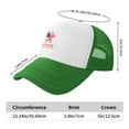 thumbnail image 5 of Yeshua Jesus Christian Trucker Hats Green One Size Adjustable Snapback Hat, 5 of 5