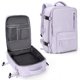 thumbnail image 1 of Mochila de viaje WONHOX Large para mujer impermeable morada, 1 of 7
