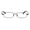 Black, variant on Agstum Titanium Rectangle Gold Mens Optical Eyeglass Frames Size 53-17-138 / 56-18-145