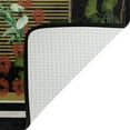thumbnail image 5 of SKYSONIC Ornamental Floral Tropical Non-Slip Area Rug, Ethnic Botanical Dark Floor Carpet Comfort Floor Mats Decor for Indoor Front Porch Living Room Bedroom Kitchen, 36"x24", 5 of 7