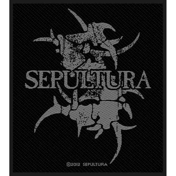 Sepultura Men's Logo Woven Patch Black