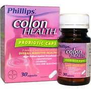 2 Pack Phillips Colon Health Cap Size 30ct Phillips Colon Health Probiotic Capsules 30 Count