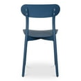 thumbnail image 6 of Moe's Home Collection Kent Outdoor Dining Chair Navy - Set Of Two Plastic, 6 of 6