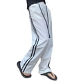 thumbnail image 3 of KOMOO Women Baggy Cargo Pants Side Stripe Drawstring Wide Leg Pants Oversized Loose Trousers Hip Hop Joggers, 3 of 4