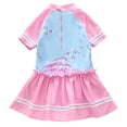 thumbnail image 5 of 4-6 T Teen Swimsuits Girls Short Sleeve Dress Style Swimsuit For Toddlers Children And Adults Sun Hot Weather Swimwear, 5 of 5