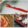 thumbnail image 4 of OULII 10Pcs Shark Shaped Red Plastic Crab Fork for Multipurpose Use, 4 of 7
