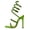 Green, variant on Womens High Heels Sexy Rhinestone Strappy Heeled Sandals Open Toe Slip on Backless Stilettos Dressy Pumps Shoes Black Size 7.5