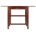 thumbnail image 5 of Winsome Wood Taylor 3-Pc Drop Leaf Dining Table with 2 Ladder Back Chairs, Walnut, 5 of 18