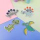 thumbnail image 3 of Patch Dinosaure,16 Pcs Patches Repasser,Ecusson Dinosaure,Patch Autocollants,Pice Thermocollante Vtements,Broderie Dcoration Patches,Renfort Geno-M, 3 of 5