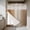 Brown, variant on Brown Ombre No Hook Shower Curtain Waterproof, Bathroom Curtains with Snap in Liners and See Through Top Window, Vintage Country Wooden Hotel Style Bathtub Curtains Shower 72"Wx72"L