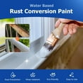 thumbnail image 2 of Peinture Convertisseur de Rouille 4-en-1 pour Métal – Résistante aux Intempéries, à Base d'Eau, Prévention et Protection de la Rouille Longue Durée, 17,64 OZ, 2 of 7
