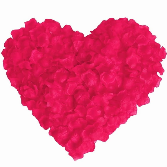 NEXIMO 1000PC Artificial Rose Petals Silk Petals Bright Silk Fabric Real Bridal Wedding Petals Home Decoration Artificial Flowers Silk Flowers