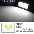 thumbnail image 2 of Can-Bus Error Free OEM-Fit 3W Full LED License Plate Light Kit For BMW G20 3 Series, G30 5 Series, G05 X5, Powered By 12-Piece Xenon White LED Diodes, 2 of 9