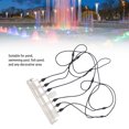 thumbnail image 3 of Boquilla De Cortina De Agua De Cascada LED, Boquilla De Fuente De Cascada LED De Piscina De Plástico Decorativa Fácil De Instalar Resistente Para Exteriores, 3 of 7