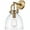Brushed Brass, variant on 412-1W-BB-8CL Innovations Lighting Newton-One Light Wall Sconce-8 Inches Wide by 14.5 Inches High