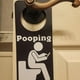thumbnail image 4 of Por favor, no molestar signo divertido baño ocupado puerta colgante signo 6.69" X 3.15"，Funny manija de la puerta colgante，Funny Home Decoration，Valentine's Day Pascua Decoración, 4 of 6
