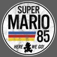 thumbnail image 2 of Men's Nintendo Super Mario Retro Rainbow Ring  Tank Top Charcoal 2X Large, 2 of 4