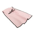 thumbnail image 5 of Toalla de golf de microfibra con patrón de gofres, toallas de absorción de sudor con mosquetón para deportes de ejercicio, color rosa, 5 of 5
