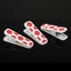 thumbnail image 5 of Juego de 3 pinzas japonesas para kimono, accesorio premium, regalo perfecto para aficionados a los kimonos, cubiertas con silicona para evitar daños Rojo Soledad Clips de ropa, 5 of 10
